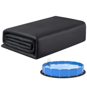 12ft Round Pool Liner Pad for Above Ground Pools Prevents Punctures Pool Mat