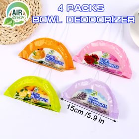 4PIC Bowl Deodorizer Hanging Mount 2.5 Oz, Odor Eliminator For Clothes & Home, Freshener For Wardrobes & Cabinets, No Electricity Needed, Deodori