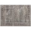 HOMCOM Machine Washable Area Rug 4x6, Non-Slip Traditional Floor Cover Foldable Carpet for Living Room, Dark Mixed-Brown