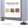 47" L Computer Desk Writing Table Workstation with Multi-Use Reversible File Drawers Metal Frame Home Office Furniture, Dark Wood Grain