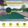 VEVOR Inground Pool Safety Cover, 22 ft x 42 ft Rectangular Winter Pool Cover with Right Step, Triple Stitched, High Strength Mesh PP, Good Rain Perme
