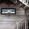 Trendy Decor 4U "Winter on The Farm" Framed Wall Art, Modern Home Decor Framed Print for Living Room, Bedroom & Farmhouse Wall Decoration by Billy Jac
