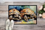 NEW Turtles Tortoises Doormat Front Door Mat Indoor Outdoor Rugs for Entryway, Non Slip Washable Low Pile, 18H X 27W