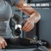 VEVOR Massage Gun Deep Tissue, Percussion Muscle Massager for Athletes - with 4 Speed Levels & 4 Massage Heads, 7.4V 2500mAh Batteries, Handheld Mini
