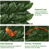 1pc, Artificial Hedge Faux Ivy Fence Privacy Screen Fake Leaf Balcony Fencing And Vine Greenly UV Wall Decore Outdoor Garden Decoration