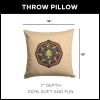 Warner Bros. Harry Potter Three Broomsticks Throw Pillow 18X18 Inches