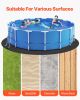 12ft Round Pool Liner Pad for Above Ground Pools Prevents Punctures Pool Mat