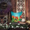 Hawaii Hawaiian Hibiscus in Watercolor Throw Pillow Machine Washable, Indoor Outdoor Decorative Pillow for Couch, Bed or Patio, 14Hx14W