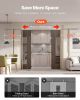 Pocket Door Frame Kit Pocket Door Kit for 48-72 in Wide 80 in High Soft Close