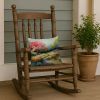 North Carolina Dogwoods in Watercolor Throw Pillow Machine Washable, Indoor Outdoor Decorative Pillow for Couch, Bed or Patio, 14Hx14W
