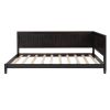 Full Size Wood Daybed/Sofa Bed, Espresso