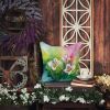 Utah Sego Lilies in Watercolor Throw Pillow Machine Washable, Indoor Outdoor Decorative Pillow for Couch, Bed or Patio, 18Hx18W