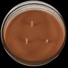 (4 pack) Iced Caramel Macchiato Scented 3-Wick Glass Jar Candle, 11.5oz
