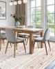 Large Area Rug 5 x 8 ft Anti-Skid and Tear-Resistant Floor Mat Modern Beige