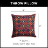 Warner Bros. Harry Potter Butterbeer Pattern Throw Pillow