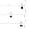 (3 pack) 6-Tier Pant & Skirt Hanger, Heavy Duty Chrome Metal, Space Saving, 1 Count