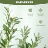 HOMCOM 6ft Artificial Olive Tree in Pot with Silk Leaves, Fruits, Faux Tree, Indoor Fake Plant for Home, Office, Living Room