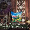 Arizona Saguaro Cactus Blossom in Watercolor Throw Pillow Machine Washable, Indoor Outdoor Decorative Pillow for Couch, Bed or Patio, 14Hx14W
