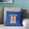 New York Knicks NBA Jalen Brunson Throw Pillow 18 x 18 inches