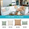 HGTV Curlicue Faux Fur Pillow Snowbound 14 x 20 inches