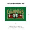 NBA Champs Celtics Gold Rise Washable Rug