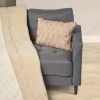 HGTV Art Deco Brushed Faux Fur Pillow Nomadic Desert 14 x 20 inches