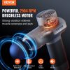 VEVOR Massage Gun Deep Tissue, Percussion Muscle Massager for Athletes - with 5 Speed Levels & 6 Massage Heads, 7.4V 2500mAh Batteries, Handheld Elect