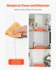 Mini Blinds 43.3" W x 48" H 1" Slat Cordless Light Filtering No-Drill Mini Blind