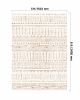 Large Area Rug 5 x 8 ft Anti-Skid and Tear-Resistant Floor Mat Modern Beige