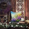 Idaho Syringa in Watercolor Throw Pillow Machine Washable, Indoor Outdoor Decorative Pillow for Couch, Bed or Patio, 14Hx14W