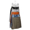 (3 pack) 6-Tier Pant & Skirt Hanger, Heavy Duty Chrome Metal, Space Saving, 1 Count