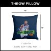 Minnesota Timberwolves NBA Anthony Edwards Throw Pillow 18 x 18 inches