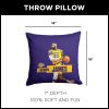 Los Angeles Lakers NBA Lebron James Throw Pillow 18 x 18 inches