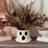 1Pc Resin Ghost Bucket Vase, Cute Virus Ghost Bucket, Christmas Festival Home & Kitchen Decor