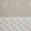 Cotton Printed Curtain Panel with Chenille detail and Lining(Only 1 Pc Panel)