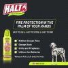 HALT! Handheld Fire Fighting Foam Spray – Non-Toxic, Easy to Use, Store, and Find in Emergency – Compact & Portable – Ideal for Home, Kitchen, Apartme