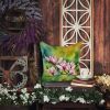 Mississippi Magnolia in Watercolor Throw Pillow Machine Washable, Indoor Outdoor Decorative Pillow for Couch, Bed or Patio, 14Hx14W
