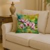 Mississippi Magnolia in Watercolor Throw Pillow Machine Washable, Indoor Outdoor Decorative Pillow for Couch, Bed or Patio, 14Hx14W