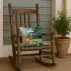 Massachusetts Mayflowers in Watercolor Throw Pillow Machine Washable, Indoor Outdoor Decorative Pillow for Couch, Bed or Patio, 14Hx14W